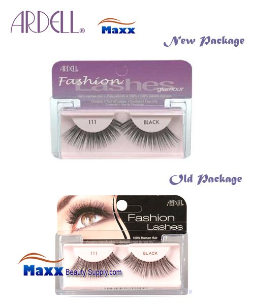 4 Package - Ardell Fashion Lashes Eye Lashes 111 - Black